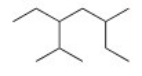 What is the parent chain for the following compound?   A) Hexane B) Heptane C) Octane D) Nonane