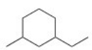 What is the IUPAC name for the following compound?   A) 3-Ethyl-1-methylcyclohexane B) 1-Ethyl-3-methylcyclohexane C) 1-Ethyl-3-methylhexane D) 3-Ethyl-1-methylhexane