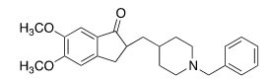 Consider the molecule donepezil (used to treat Alzheimer's disease) .Which of the following lists the correct functional groups present in donepezil?   A) Amide,aromatic,ether,ketone B) Amide,aromatic,ester,ketone C) Amine,aromatic,ester,ketone D) Amine,aromatic,ether,ketone