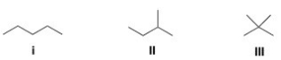 Rank the following compounds in order of decreasing melting point,putting the compound with the highest melting point first.   A) I > II > III B) II > III > I C) III > II > I D) III > I > II