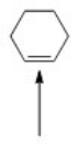 The indicated bond is:   A) Nucleophilic because it is electron-deficient. B) Electrophilic because it is electron-deficient. C) Nucleophilic because it electron-rich. D) Electrophilic because it is electron-rich.