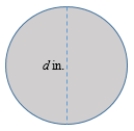 Find the area of the shaded region. (Assume that given measurements are exact, and round approximate answers to the nearest tenth of a square unit.)  Use   ​     ​ A)  900.0 in.<sup>2</sup> B)  706.9 in.<sup>2</sup> C)  176.7 in.<sup>2</sup> D)  225.0 in.<sup>2</sup> E)  353.4 in.<sup>2</sup>