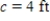 If the lengths of three sides of a triangle are known, then the following formula, known as Hero's (or Heron's) formula is sometimes used: ​   ​​where a, b, and c are the given lengths of the sides, and   . Use this formula to find the area of a triangle with the lengths given below (correct to the nearest square foot). ​   ,   , and   ​ __________ ft<sup>2</sup>