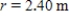 Find the circumference if   . Round approximate answer to two decimal places. ​   ​ A)  7.54 m B)  15.08 m C)  12.06 m D)  17.74 m E)  18.10 m