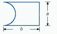 Find the distance around the figure below by using the appropriate formula, if   ,   . Round approximate answer to two decimal places. ​   ​ A)  16.28 cm B)  9.14 cm C)  11.14 cm D)  14.28 cm E)  20.57 cm