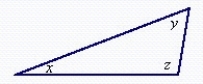 Use algebra to find the value of a in the triangle, when   . ​   ​ A)    B)    C)    D)    E)   