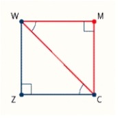 Name the corresponding parts of the triangles. ​   ​ A)    ​ B)    ​ C)    ​ D)    ​ E)   