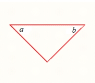 Find the measure of the third angle in the triangle, when   . ​   ​ __________°