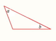 Find the measure of the third angle in the triangle, when   . ​   ​ __________°