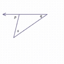 Use algebra to find the value of x in the triangle, when   . ​   ​   __________°