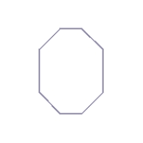 Name the polygon shown in the figure according to the number of sides. ​   ​ The polygon shown in the figure is __________.