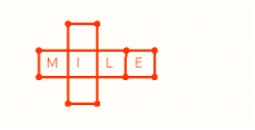 Study the pattern shown here. When folded they will form cubes spelling MILE. ​   ​ Letter the pattern. ​   ​ A)    B)    C)   