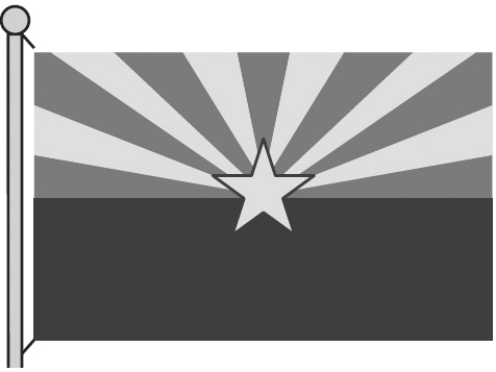 Does the picture below illustrate the line of symmetry? Answer yes or no. ​  