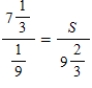Solve the proportion for the item represented by a letter. ​   ​   __________