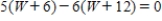 Solve the equation. ​   ​ A)  -6 B)  -42 C)  -12 D)  24 E)  -24