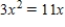 Solve the equation. ​  