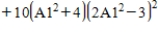 Write the spreadsheet expression in ordinary algebraic notation. Let cell A1 represent the variable x. ​  