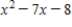 Factor the expression completely. ​  