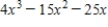Factor the expression completely. ​  