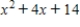 If possible, completely factor the expression. If not possible, answer  none . ​  
