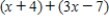 Simplify the expression. ​  