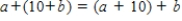 Identify the illustrated property. ​ ​   ​ A)  identity property B)  inverse property C)  distributive property D)  associative property E)  commutative property