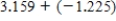 Carry out the operations with decimal forms. Give your answer to three decimal places. ​  