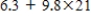 Carry out the operations with decimal forms. Give your answer to one decimal place, if required. ​  