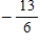 Express the number as a decimal. ​   ​ Use an overbar to indicate the numerals that repeat, if needed.