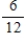 Completely reduce the fraction. ​ ​  
