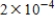 Write   in decimal notation.