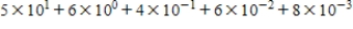Write the number in decimal notation. ​  