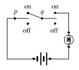 Using switches, design a circuit that would find the truth values for the statement. ​   ​ (a)    (b)    (c)    ​ A)  a B)  b C)  c
