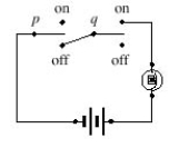 Using switches, design a circuit that would find the truth values for the statement. ​   ​ (a)    (b)    (c)    ​ A)  a B)  b C)  c