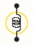 What does the circuit symbol in the figure mean? ​   ​ A)  Battery B)  NOR-gate C)  AND-gate D)  Light E)  Switch