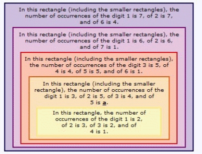 Find a so that the statement is true.   A)  3 B)  4 C)  5 D)  2 E)  0