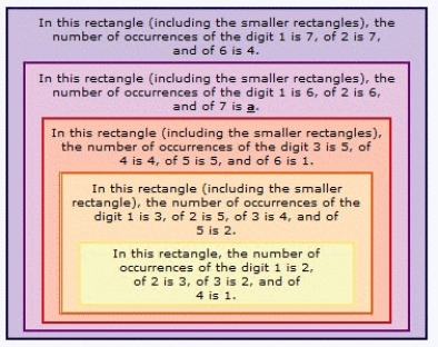 Find a so that the statement is true.   A)  6 B)  2 C)  0 D)  3 E)  1