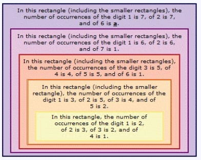 Find a so that the statement is true.   A)  6 B)  5 C)  0 D)  3 E)  4