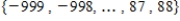 Give the cardinality of the set ​  