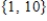 <strong>Perform the given operations. Let U = {1, 2, 3, 4, 5, 6, 7, 8, 9, 10} (U represents the universal set). </strong> A) B) C) D) E)