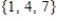 <strong>Let U = {1, 2, 3, 4, 5, 6, 7}, A = {1, 2, 3, 5} and C = {1, 4, 7}. List all the members of the following set. </strong> A) B) C) D) E)