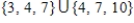 Perform the given operation. Let U = {1, 2, 3, 4, 5, 6, 7, 8, 9, 10} (U represents the universal set). Enter your answer using set notation.