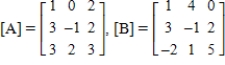 Find the sum [A] + [B], if ​   ​ ​