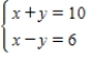 Solve the system by the addition method. ​   ​ A)    B)    C)    D)    E)  inconsistent