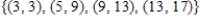 Is the set of ordered pairs a function? ​   ​ A)  function B)  not a function