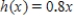 If   , find ​h​(3.5). Round to two decimal places. ​   __________