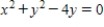 Identify the curve. ​   ​ A)  point B)  hyperbola C)  parabola D)  circle E)  line