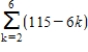 Evaluate the expression. ​   ​ A)  352 B)  564 C)  109 D)  455 E)  91