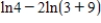 Use the properties of logarithms to write the expression as a single logarithm with a coefficient of 1. ​   ​ A)    B)    C)    D)    E)   