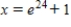 Solve the following equation by finding the exact solution. ​   ​ A)    B)    C)    D)    E)   